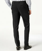 Calvin Klein Mens Skinny fit Dress Pants 32 / 29 Black Solid Stretch
