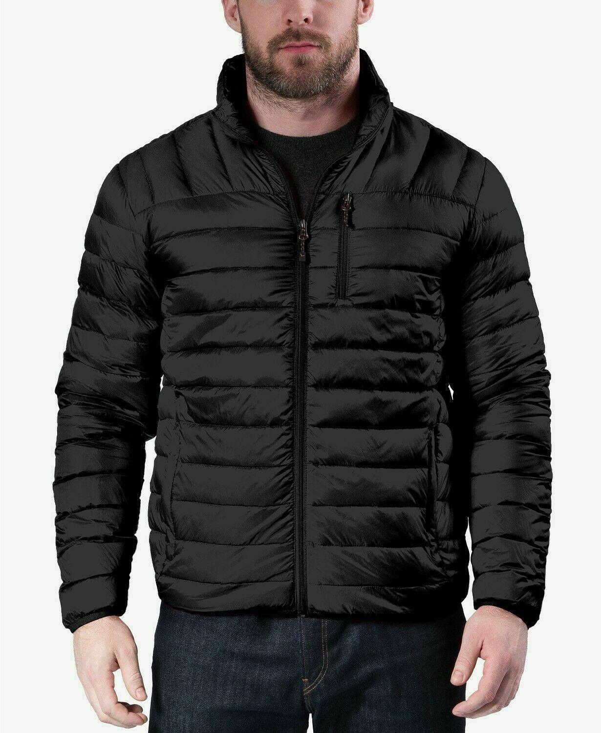 Hawke & Co. Outfitter Men's Empire PrimaLoft Packable Jacket Coat Black Large