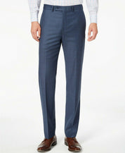 Calvin Klein Mens Slim fit  Wool Dress Pants 40 / 32 Blue Solid