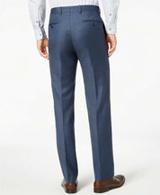 Calvin Klein Mens Classic fit Wool Dress Pants 38 / 30 Blue Solid