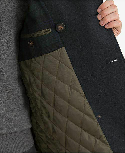 Lauren Ralph Lauren Mens Classic Fit Luke Peacoat Dark Navy 46R