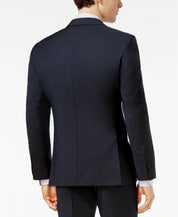 Hugo Boss Mens Modern fit Suit Jacket Blazer 42 L Navy Blue Solid