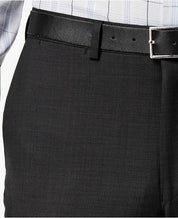 DKNY Men's Modern-Fit Stretch Textured Dress Pants 30 x 30 Black