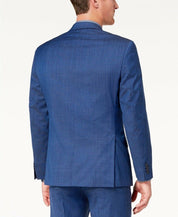 Michael Kors Mens Classic fit Suit Jacket Blazer 50 R Blue Stretch