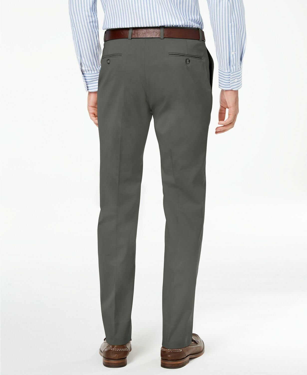 Tommy Hilfiger Mens Modern fit Dress Pants 32 / 30 Grey Solid