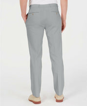 Tommy Hilfiger Mens Modern fit Dress Pants 36 / 30 Light Grey Solid Stretch