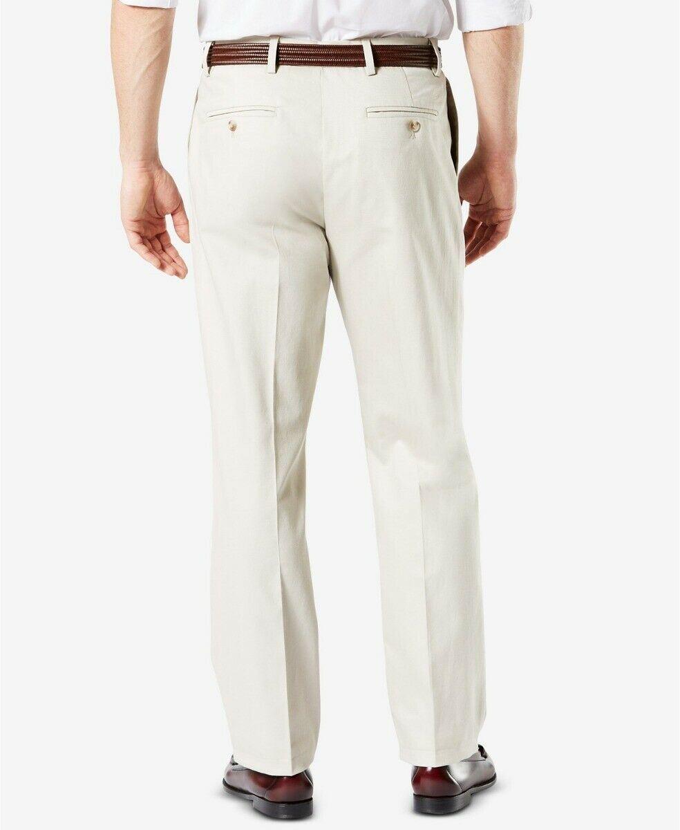 Dockers Men's Signature 2.0 Classic Fit Pleated Pants Beige Cloud 36 x 34