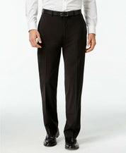 Calvin Klein Mens Slim fit Dress Pants 40 / 30 Black Solid Stretch