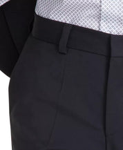 Hugo Boss Mens Modern fit Wool Dress Pants 40 / 32 Black Solid