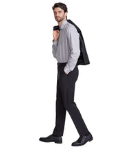 Hugo Boss Mens Slim fit Dress Pants 40 / 32 Black Solid Stretch Wool