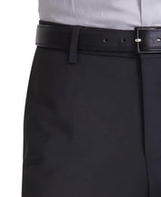 Hugo Boss Mens Slim fit Dress Pants 40 / 32 Black Solid Stretch Wool