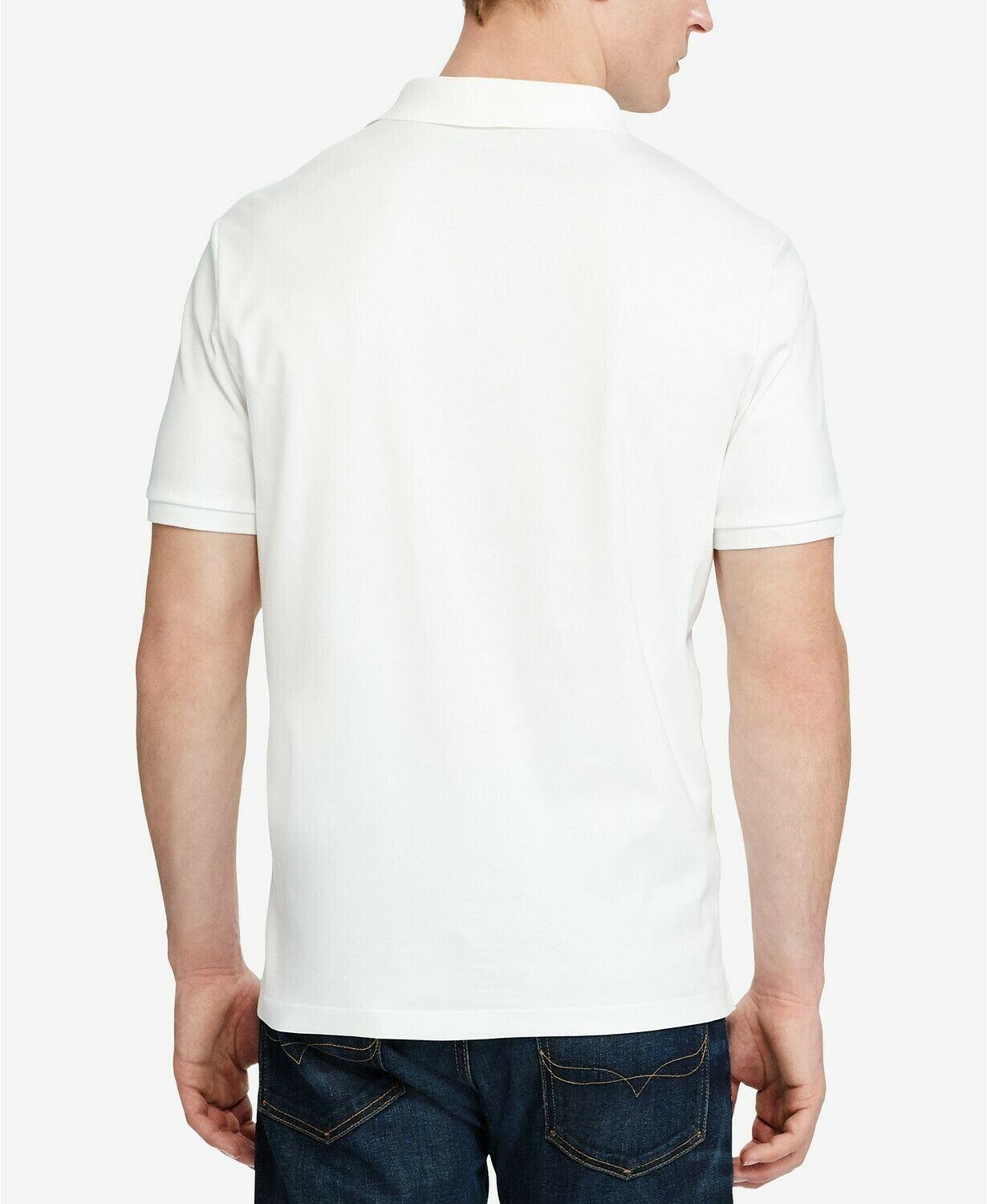 Polo Ralph Lauren Custom Slim Fit Soft Touch Cotton Polo Shirt Large White
