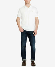 Polo Ralph Lauren Custom Slim Fit Soft Touch Cotton Polo Shirt Large White