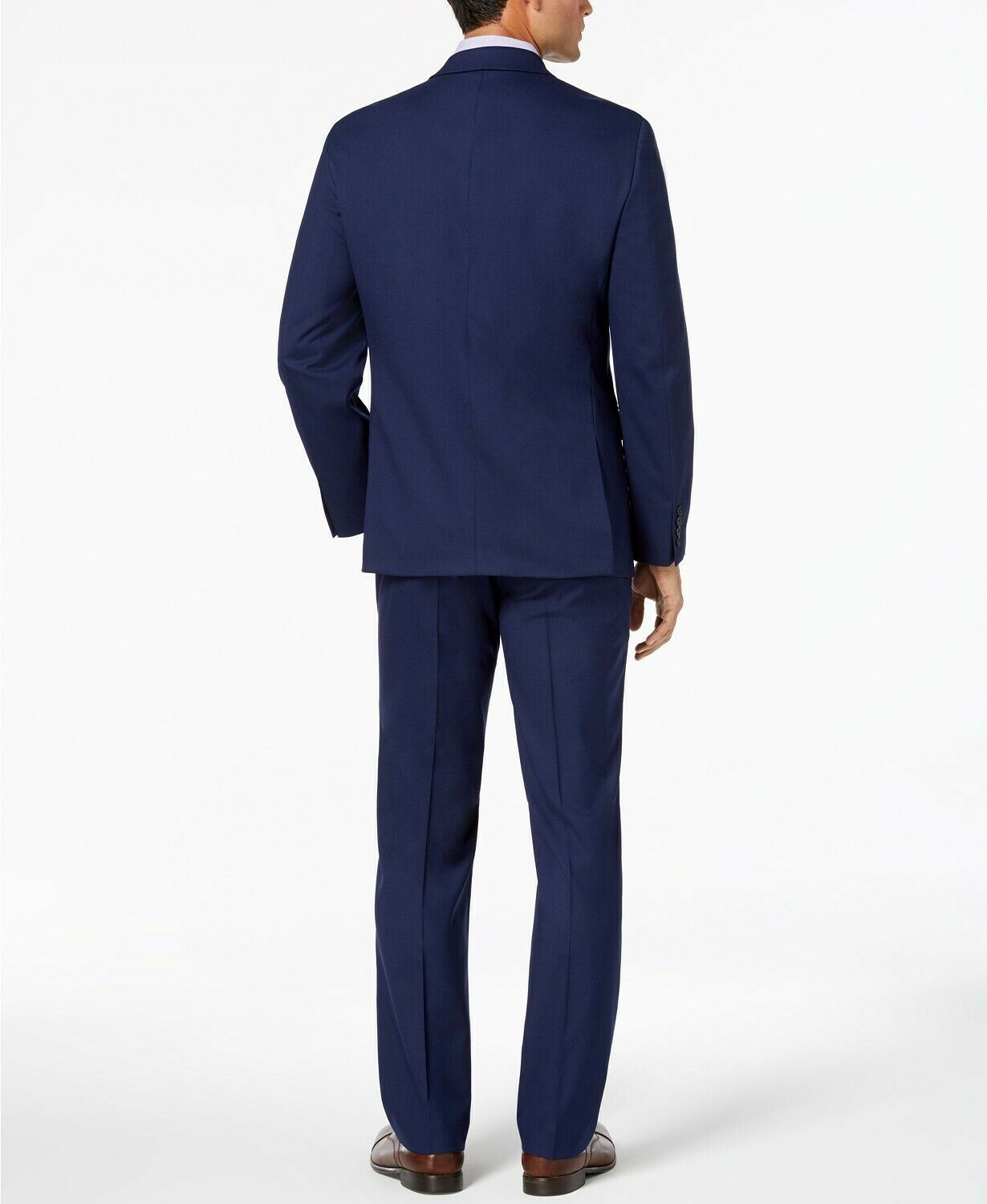 Van Heusen Flex Men's Slim-Fit Suit 40R / 33 x 32 Bright Navy Blue