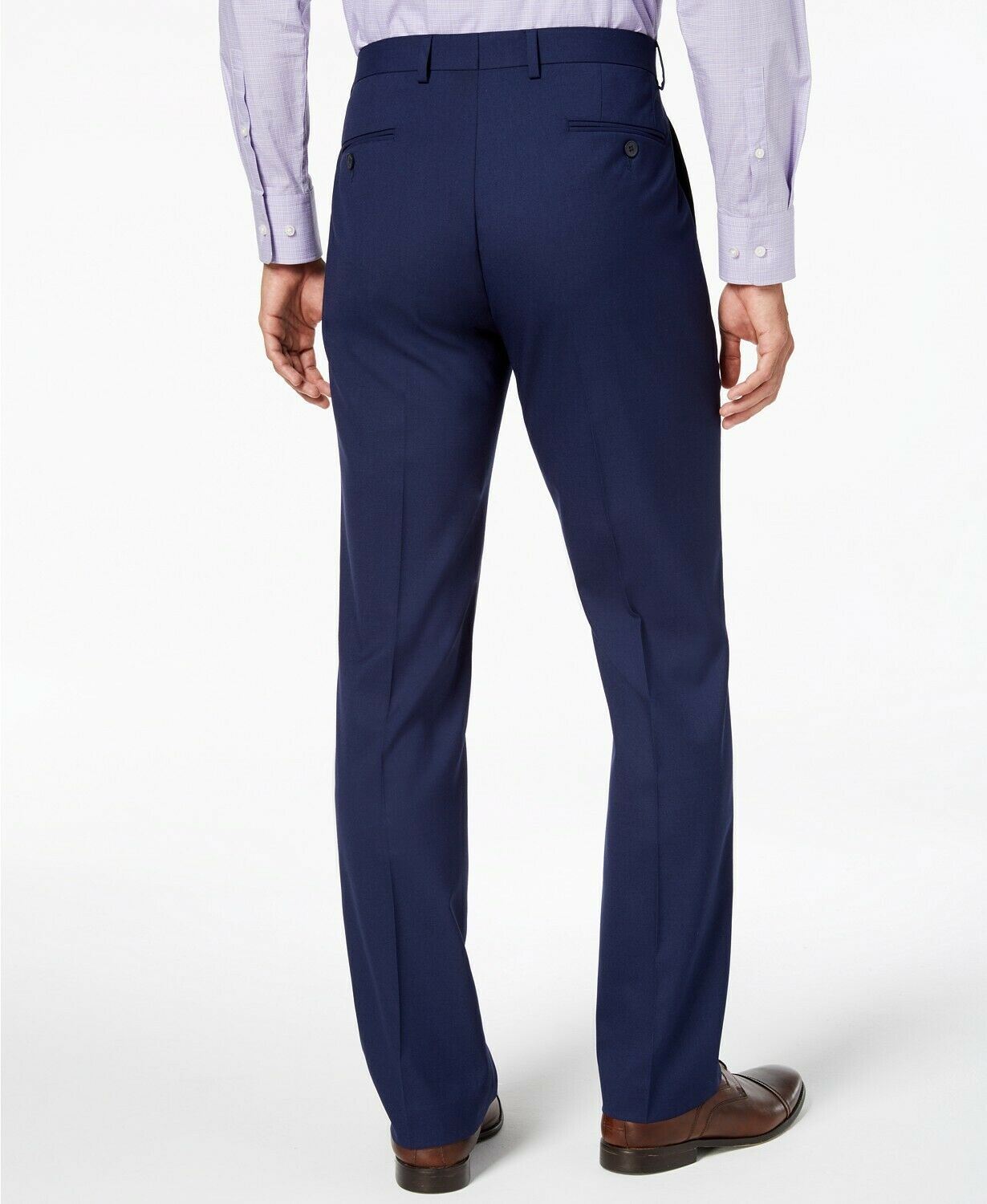 Van Heusen Flex Men's Slim-Fit Suit 40R / 33 x 32 Bright Navy Blue