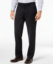 Van Heusen Mens Classic fit 2 Piece Suit 40 S / 33 Waist Navy Blue Solid Stretch