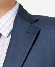 Calvin Klein Mens Slim fit Suit Jacket Blazer 44 R Navy Blue Solid Stretch Wool