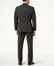 Nautica Mens Modern fit 2 Piece Suit 46 R / 38 Waist Charcoal Grey Stretch