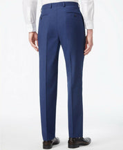 Calvin Klein Mens Slim fit Wool Dress Pants 34 / 32 Blue Solid