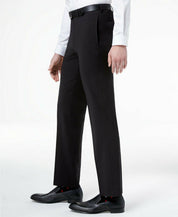 Calvin Klein Mens Slim fit Dress Pants 34 / 32 Black Solid