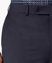 Calvin Klein Mens Skinny fit Dress Pants 36 / 29 Navy Blue Solid Stretch