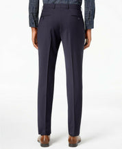 Calvin Klein Mens Skinny fit Dress Pants 38 / 34 Blue Solid Stretch