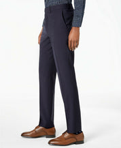Calvin Klein Mens Slim fit Dress Pants 33 / 30 Navy Blue Solid Stretch