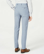 Calvin Klein Mens Slim fit Dress Pants 36 / 32 Powder Blue Solid Stretch