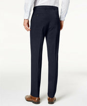 Calvin Klein Mens Skinny fit Dress Pants 38 / 30 Navy Blue Solid