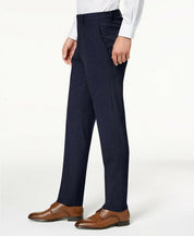 Calvin Klein Mens Skinny fit Dress Pants 38 / 30 Navy Blue Solid