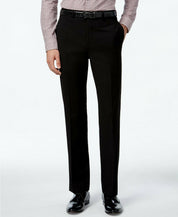 Calvin Klein Mens Slim fit Dress Pants 40 / 32 Black Solid