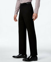 Calvin Klein Mens Slim fit Dress Pants 40 / 32 Black Solid