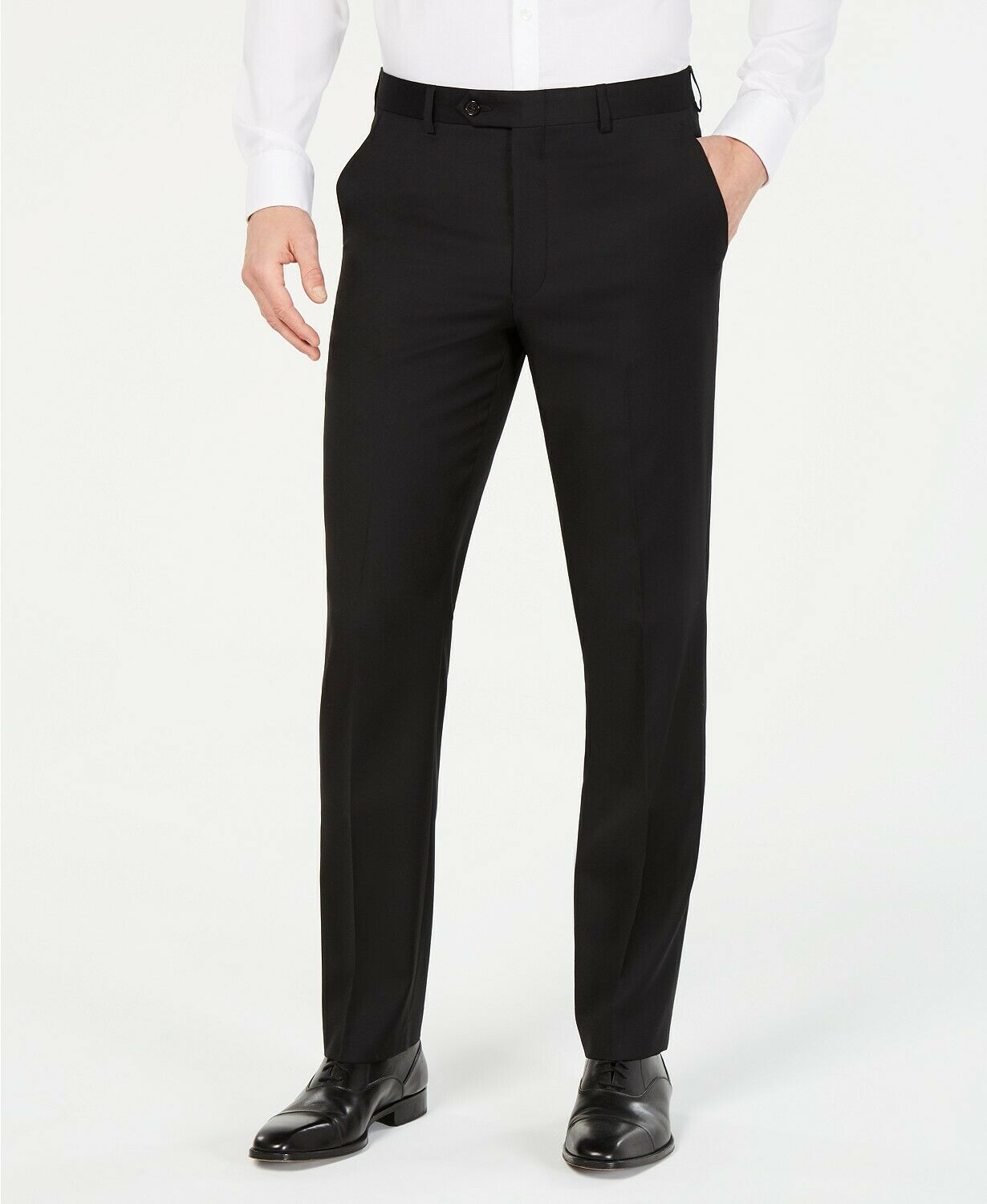 Lauren Ralph Lauren Men's Classic Fit UltraFlex Dress Suit Pants Black 44 x 30