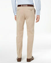 Tommy Hilfiger Mens Classic fit Chinos Pants 38 / 30 Beige Solid Stretch