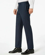 Calvin Klein Mens Slim fit Dress Pants 40 / 32 Navy Blue Solid Stretch