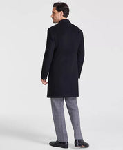 Michael Kors Men's Classic-Fit Wool Cashmere Kavon Overcoat Coat 42 R Black
