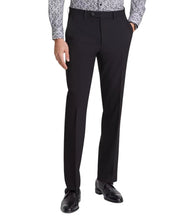 Tallia Mens Classic fit Dress Pants 30 / 30 Black Solid