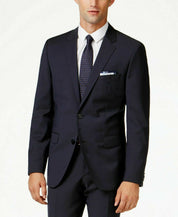 Hugo Boss Jeffrey Regular Fit Jacket Sport Coat 44R Navy Blue