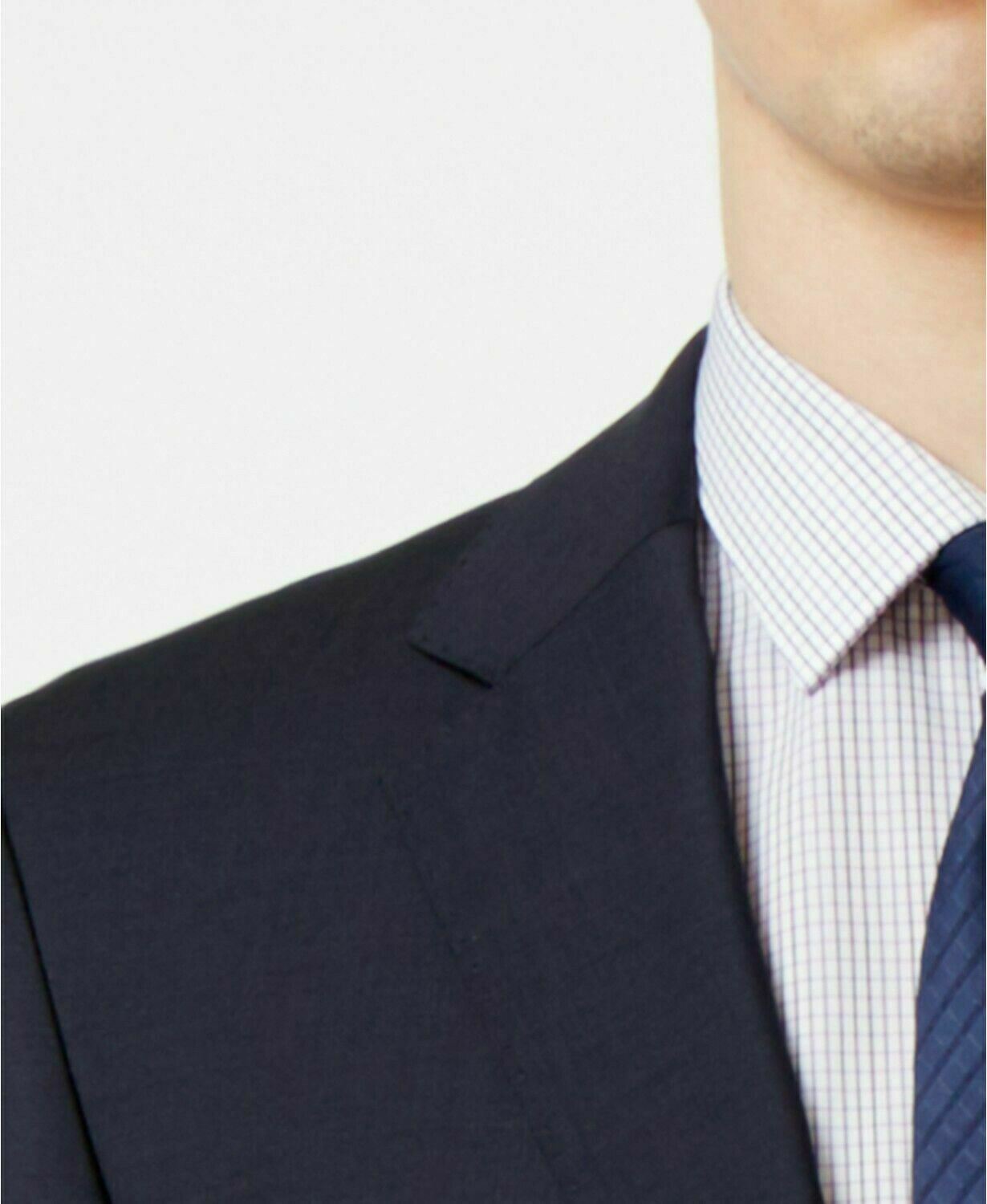 Hugo Boss Jeffrey Regular Fit Jacket Sport Coat 44R Navy Blue