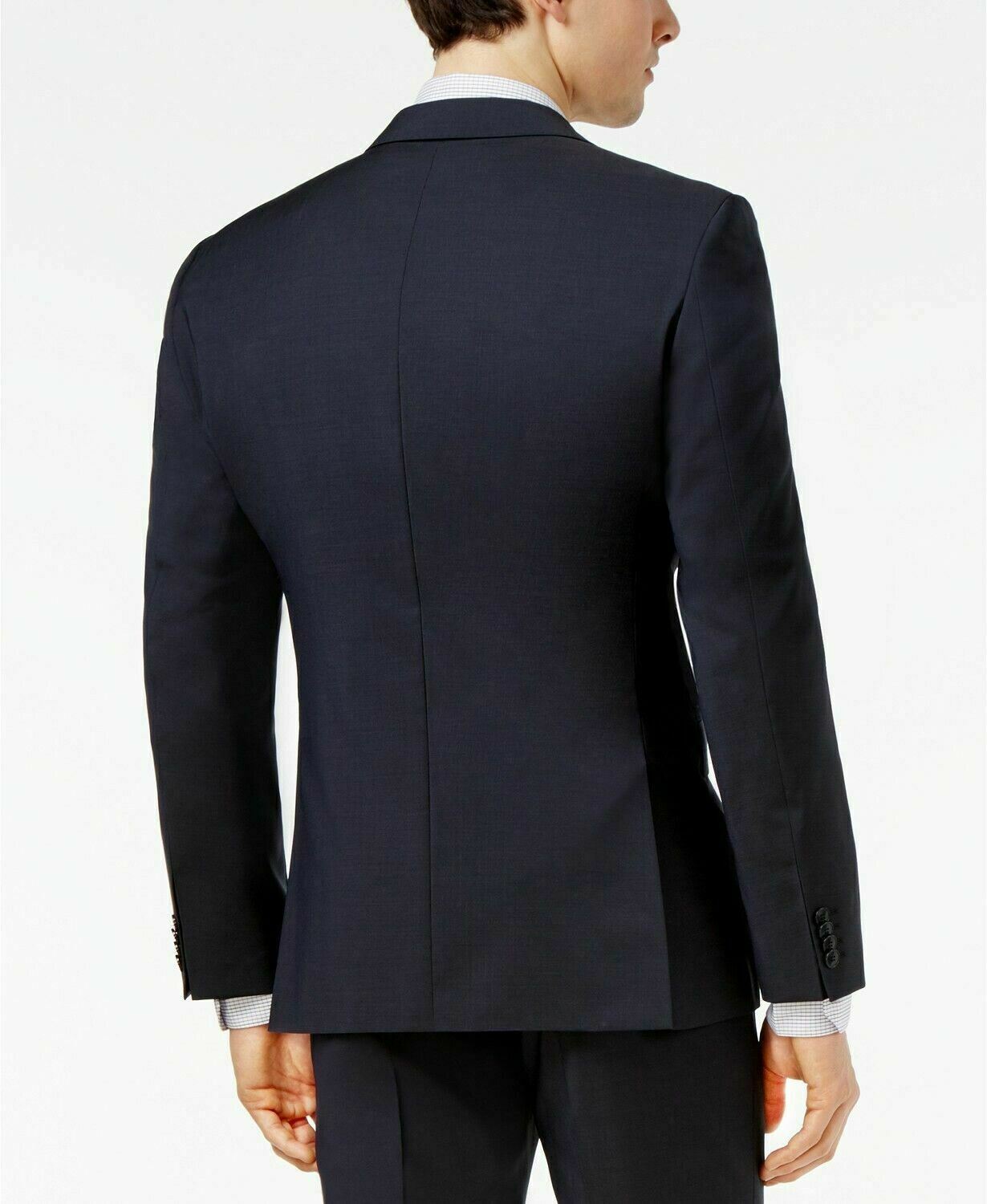 Hugo Boss Jeffrey Regular Fit Jacket Sport Coat 44R Navy Blue