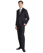 Hugo Boss Mens Modern fit 2 Piece Suit 44 S / 38 Waist Black Solid Stretch