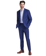 Hugo Boss Mens Modern fit 2 Piece Suit 40 L / 34 Waist Blue Solid Stretch