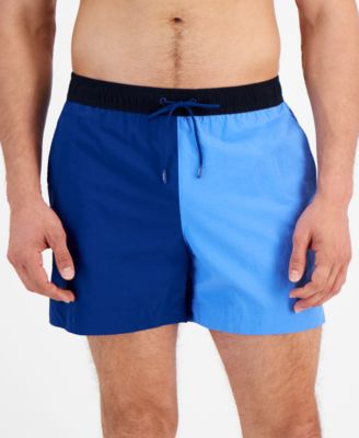 Tommy Hilfiger Mens Regular fit Swim Trunks Swimwear Medium 5 Inseam Blue