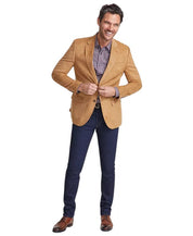 Nautica Mens Modern fit Faux Suede Sport Coat Blazer 46 L Beige Solid