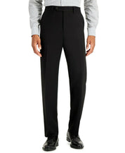 Nautica Mens Modern fit 2 Piece Suit 48 R / 43 Waist Black Solid Stretch