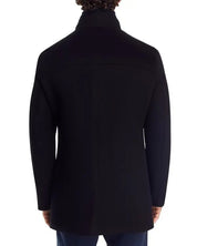 The Mens Store Department Store PURE CASHMERE Car Coat Size 38R Black