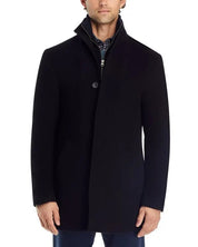 The Mens Store Department Store PURE CASHMERE Car Coat Size 38R Black
