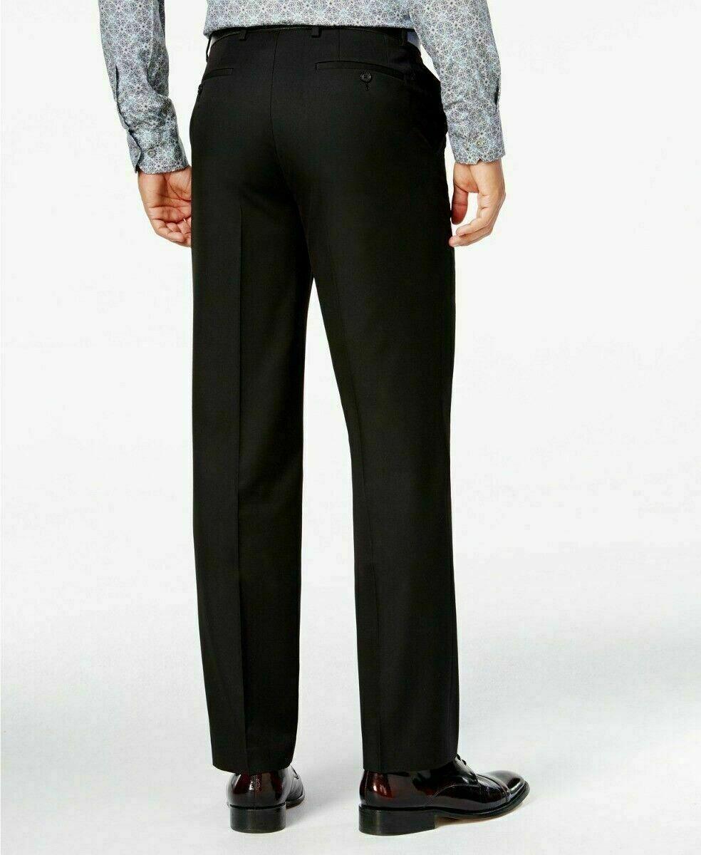 Sean John Mens Classic fit Dress Pants 40 / 32 Black Solid – Bristol