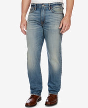 Lucky Brand 363 Mens Regular fit Denim Jeans 38 / 32 Blue Solid