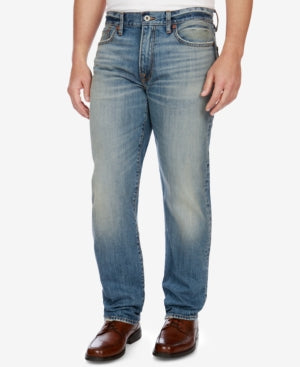 Lucky Brand 363 Mens Regular fit Denim Jeans 38 / 32 Blue Solid